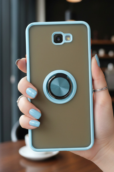 Hatreds Samsung Galaxy J7 Prime İçin Kamera Korumalı Yüzüklü Kılıf - Leke Tut...