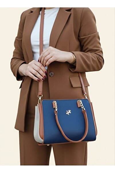 çantamgelsin Original Miami Polo Women's 4-Section Hand and Shoulder Bag