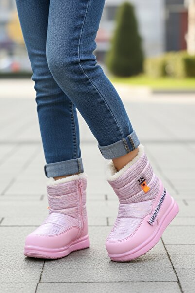 PATİK BEBE Cizme de zăpadă pentru fete cu blană termică