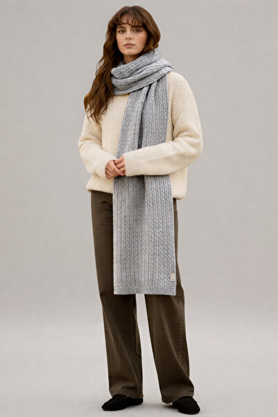 VARM Soft Yumuşak Dokulu Uzun Geniş Triko Atkı