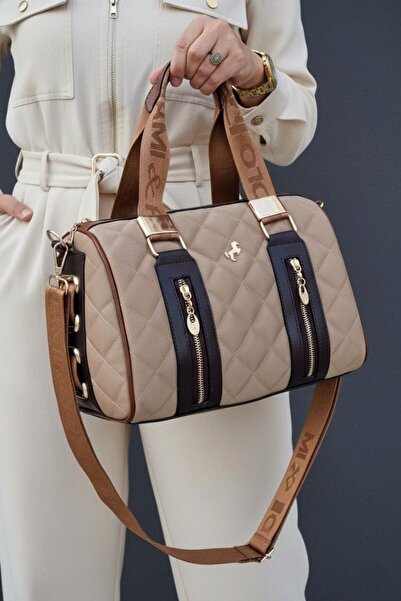 Miami Polo Clup Geantă de mână și de umăr matlasată de dimensiuni mari pentru femei