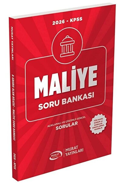 Murat Yayınları Murat 2026 KPSS A Grubu Maliye Soru Bankası Çözümlü