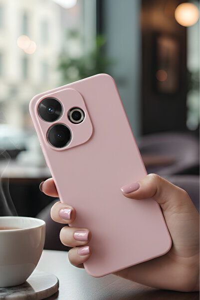 Hatreds Xiaomi Redmi 13 4G İçin Uyumlu İçi Kadife Sıvı Silikon Kılıf