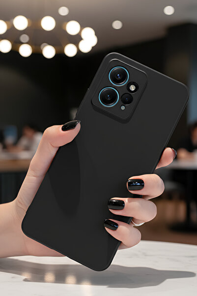 Hatreds Xiaomi Redmi Note 12 4G İçin Uyumlu İçi Kadife Sıvı Silikon Kılıf