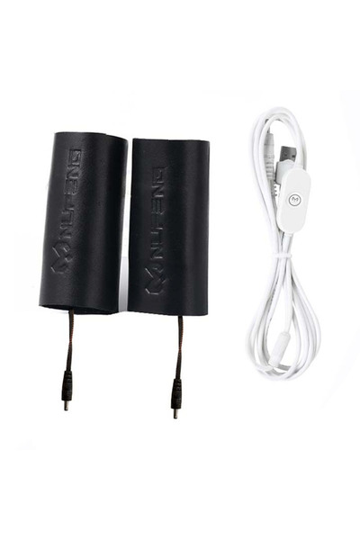 APWIKOGER غطاء مقبض كهربائي أسود مُدفأ، مزود بمنفذ USB، مانع للانزلاق، مقابض ...