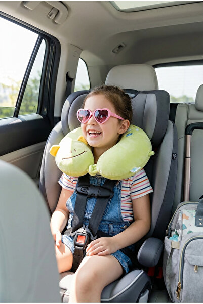 Heybee Luggages NK12005-P Hayvanlı Ortopedik Eğlenceli Çocuk Seyahat Visco Bo...