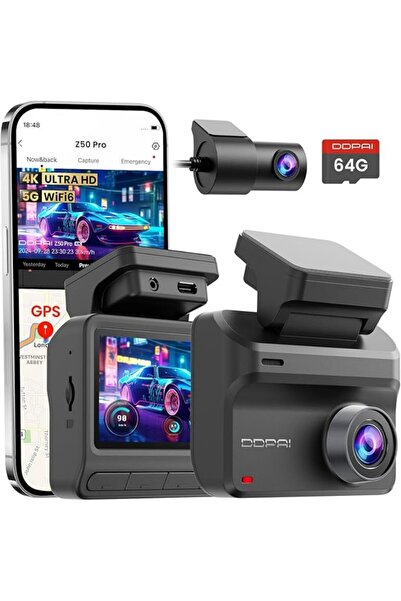DDPAI داش كام Z50 PRO - من كاميرا امامية وخلفية