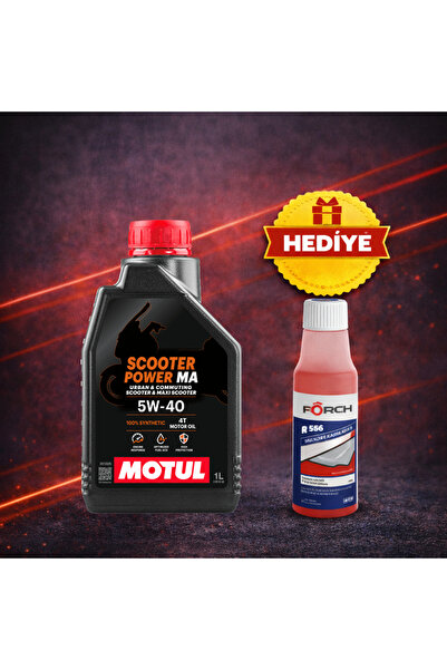 Motul Scooter Power 5W-40 MA 4T Motosiklet Motor Yağı 1 Lt