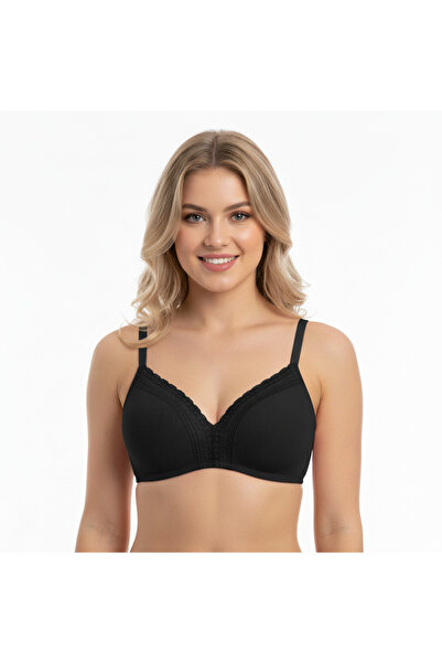 BONBON Women's Underwire-Free Jacquard Camisole Rib Soft Bra Bb2103