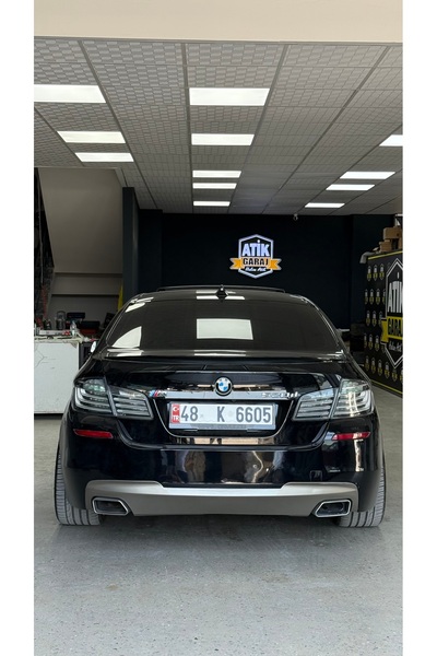 OEM BMW F10 5.50 TWAİN TIRNAKLI DİFÜLİZÖR + KROM EGSOZ UÇLARI (SAĞ- SOL)