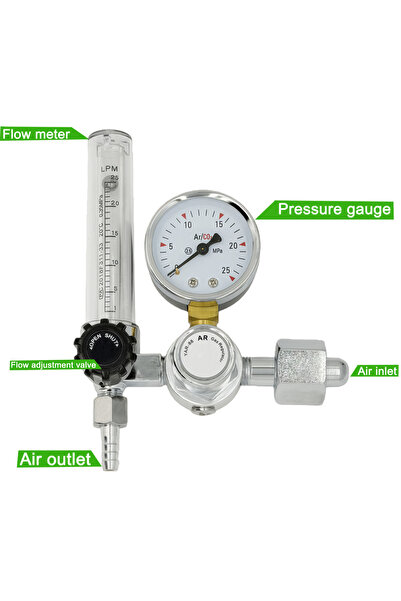 Choice منظم الأرجون الجديد 2022، مقياس تدفق ثاني أكسيد الكربون Mig Tig 0-25 م...