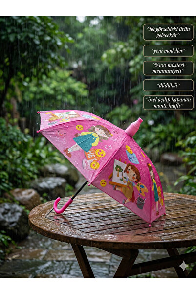 Silmarillion 71 CM!Çocuklara Yağmuru Sevdiren Katlanır Bardak Kılıflı Düdüklü...