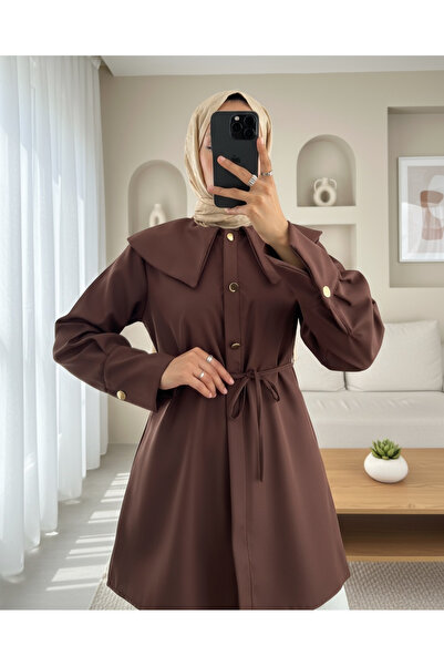 HİJABAYA Широка яка с връзки за талията