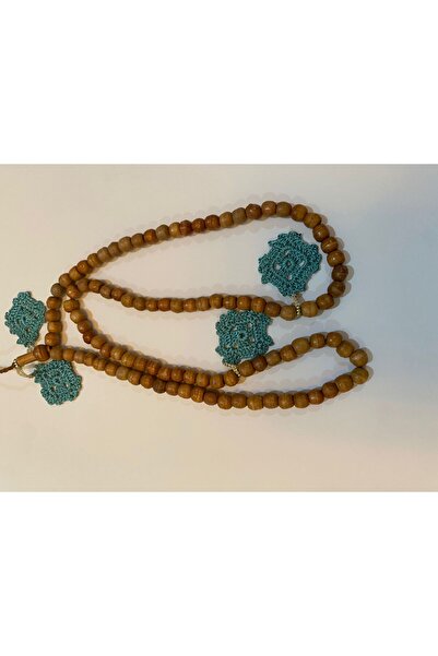 Veil Designer سبحة مصنوعة يدوية ورد من كروشة بالخيظ الرفيع بالوان مختلفه