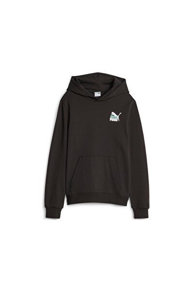 Puma Youth Boys Classics SUPER Hoodie Sweatshirt - Black