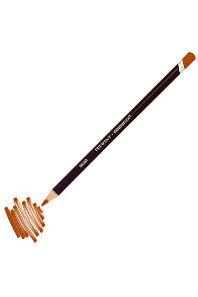 Derwent قلم طلاء جاف كولور سوفت C070 برتقالي