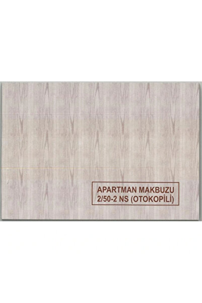 Dilman APARTMAN MAKBUZU 2/50-2 NS (OTOKOPİLİ)