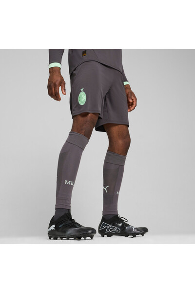 Puma شورت رجالي من نادي ميلان 24/25 - رمادي