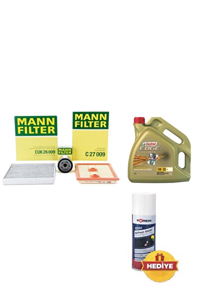 MANN/CASTROL Volkswagen Golf 7 1.2 - 1.4 TSI Periyodik Bakım Seti Uyumlu Moto...