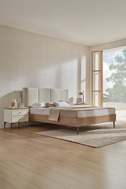 Enza Home Marsana Başlıklı Karyola 2' li Set