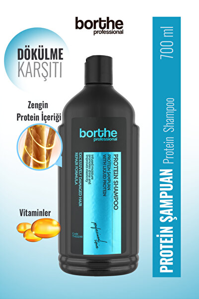 Borthe Profesyonel Protein Şampuan Bukle Belirginleştirici Şampuan 700 ml