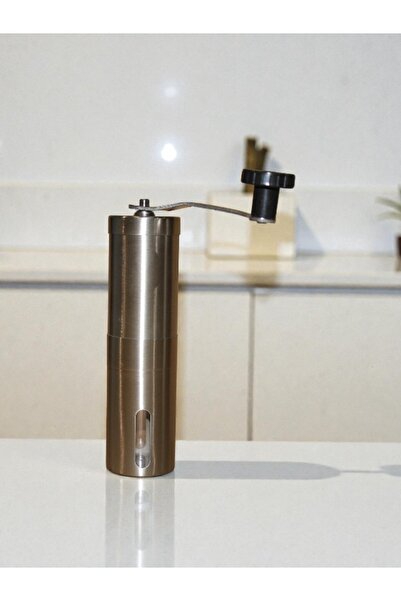 WDA مطحنة قهوة يدوية - مطحنة يدوية من الفولاذ المقاوم للصدأ لتحضير قهوة طازجة