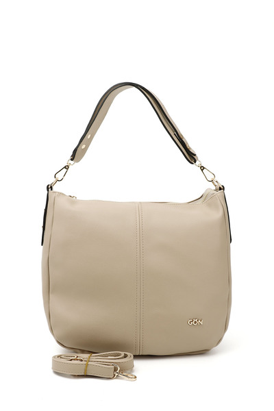 GÖNDERİ(R) Бежова чанта за през рамо за жени/момичета