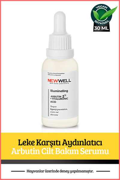 New Well Leke Karşıtı Aydınlatıcı Arbutin Cilt Bakım Serumu 30 Ml