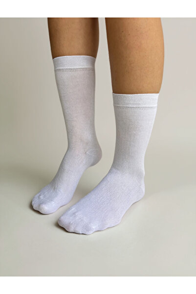 shefox 3 perechi de șosete clasice de școală din bambus, fără cusături Four S...