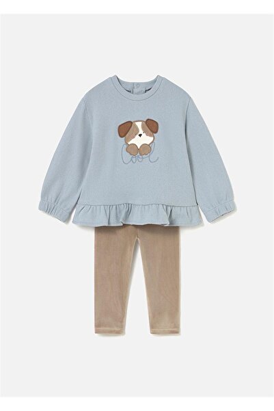 MAYORAL Set de 2 pentru fetiță de 1-3 ani, maro