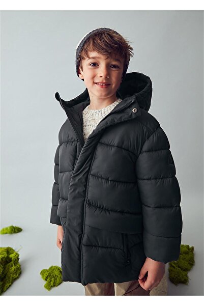 MAYORAL Boy's Long Coat Anthracite