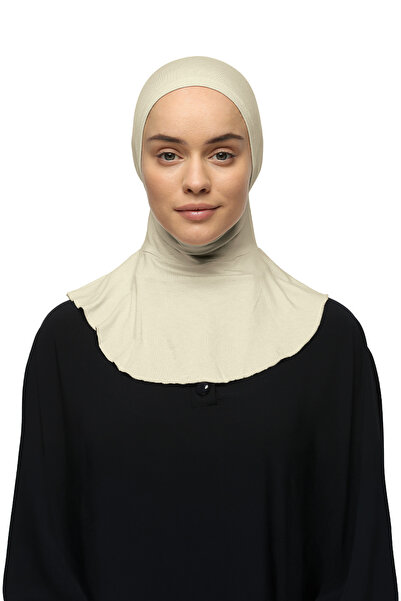 Altobeh Women's Hijab Practical Neck Collar Hijab - Sportsman Bonnet - Cream