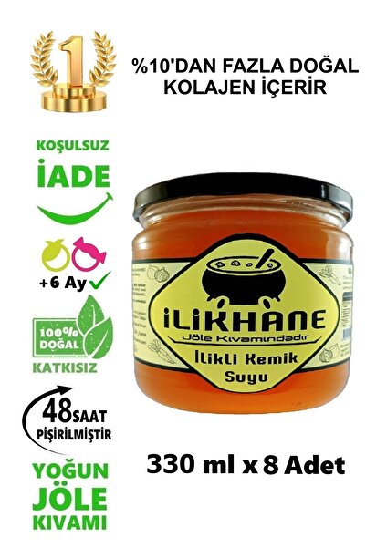 İLİKHANE Dana ilikli Kemik Suyu 330 ml X 8 Adet