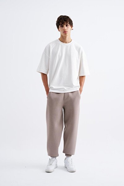 Machinist Pantaloni de sport pentru bărbați Relaxed Jogger basic gri deschis