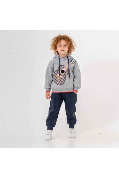 Mamnon Two-piece gray set with hat