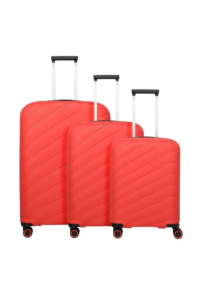 Travelite Burano 4 Rollen Kofferset 3-teilig mit Dehnfalte