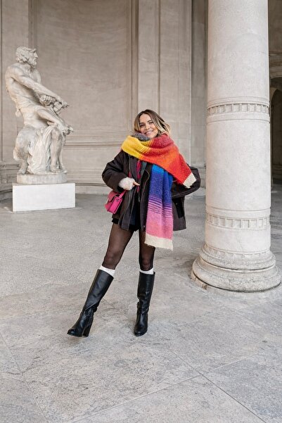 keisy Marita Premium Multi-Colored Casual Women's Shawl