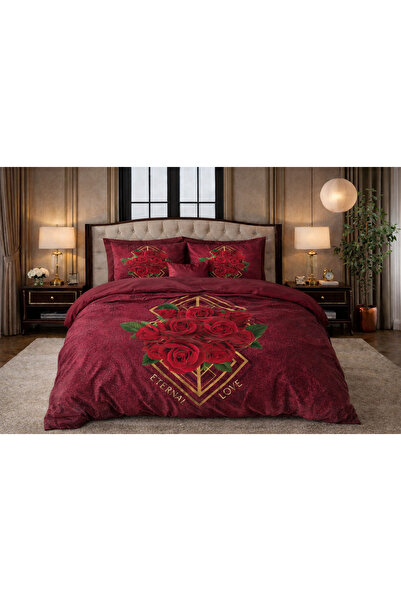 Sleeptime Bed linen, Sleeptime, for 1 person, 100% Microfiber, Essentials Eternal Love 140x200/220
