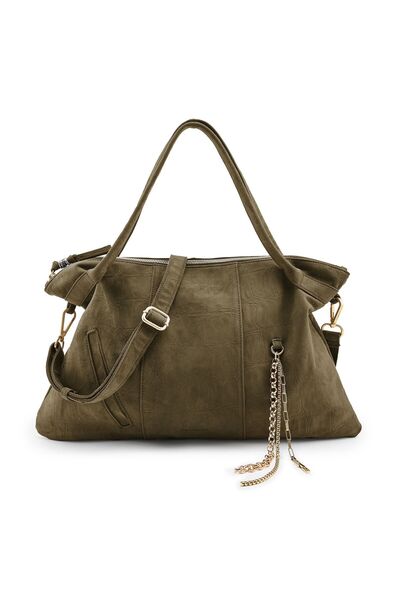 FREDsBRUDER Velvet Wild Schultertasche Leder 59 cm