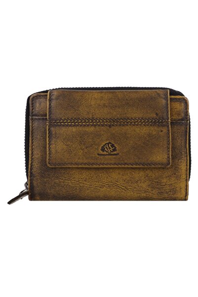 Greenburry Destressed Geldbörse RFID Schutz Leder 13.5 cm