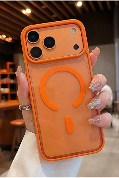 Fibaks iPhone 17 Pro Max Kılıf Magsafe Wireless Şarj Özellikli Tam Koruma Ren...