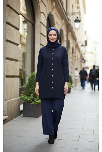 Invee Cardigan 7210 Navy Blue