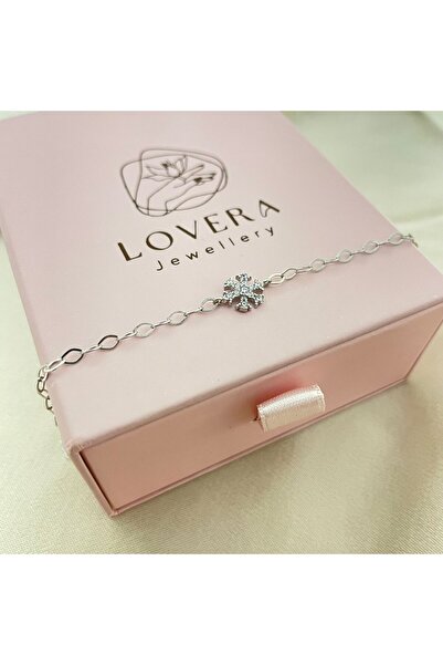 Lovera Jewellery 925 Ayar Gümüş Kar Tanesi Kadın Bileklik | Zarif Hediyelik T...