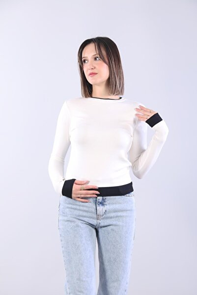 Mckanzie 8450 neck skirt sleeve end piece o neck blouse