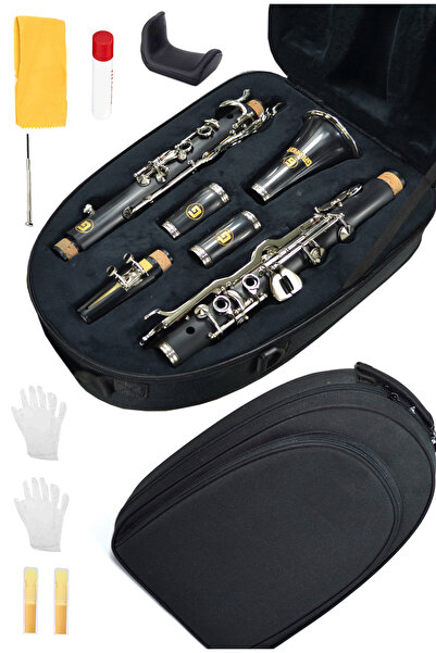 Granada Sol Klarnet 4 Yüzük Deri Güderi Sırt çantası Parmak Dayama