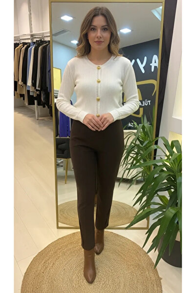 MissWhence بنطلون 36111 بني