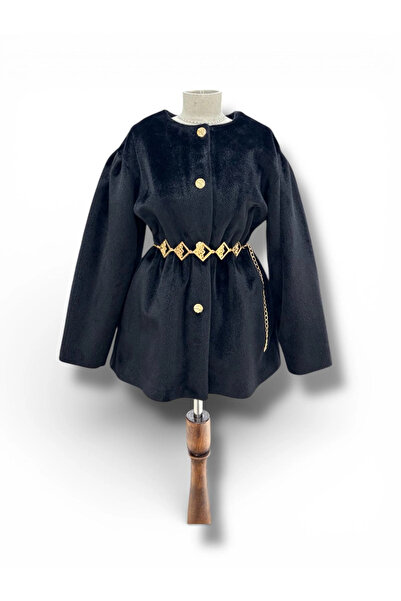 Butik Black Belted Winter Women's Jacket – New Season