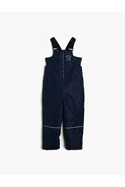 Koton Комбінезон Baby Boy темно-синій на блискавці 0KMB46507RW