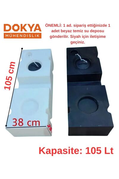 Home Karavan 105 Lt Temiz Su Deposu ( 1 Adet- Beyaz)