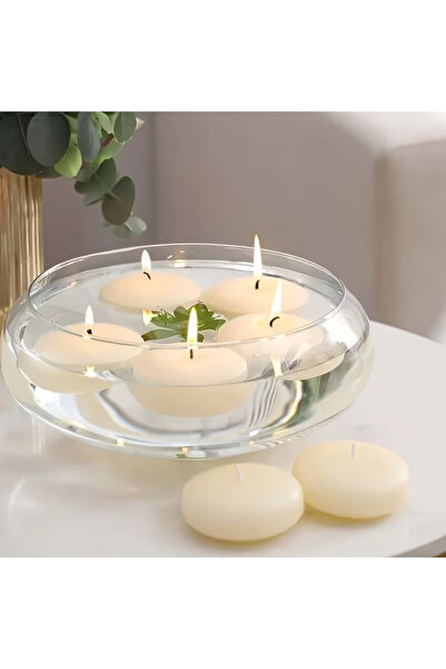 hediyeofisi Yılbaşı Yüzen Mum - Ekonomik 12'li Paket